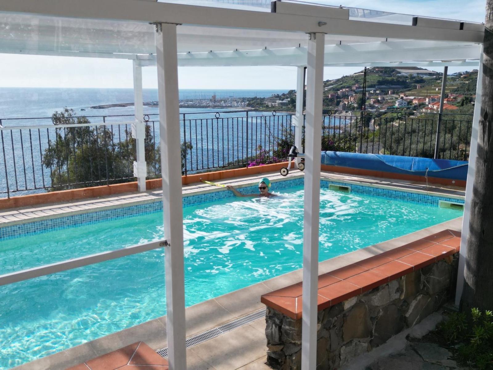 Villa Del Mare Ligure Terme & Spa Piscina A 37 Gradi Санто-Стефано-аль-Мар Экстерьер фото